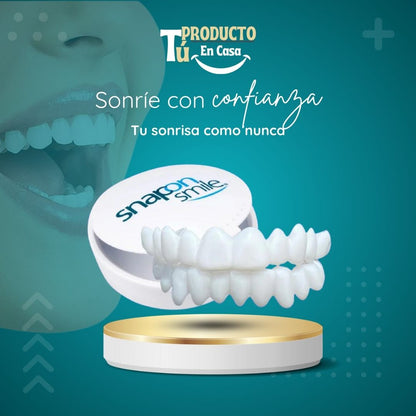 🦷 Diseño de sonrisa instantáneo, CARILLAS DENTALES Set x2 Pcs  (Superior + Inferior) 🦷