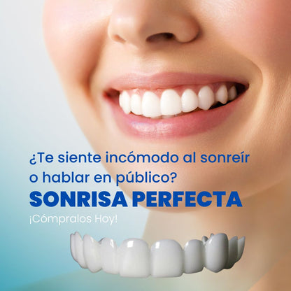 🦷 Diseño de sonrisa instantáneo, CARILLAS DENTALES Set x2 Pcs  (Superior + Inferior) 🦷